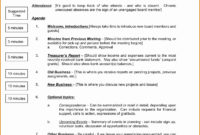 New Non Profit Meeting Minutes Template Audiopinions Regarding Non Profit Meeting Agenda Template