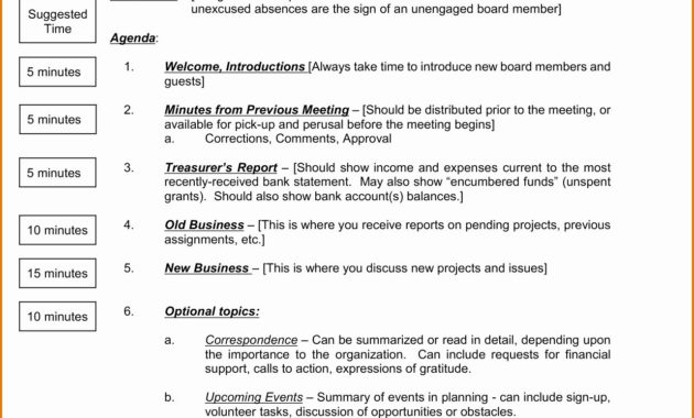 New Non Profit Meeting Minutes Template Audiopinions Regarding Non Profit Meeting Agenda Template