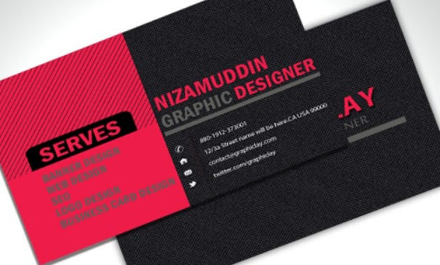 New Stylish Business Card Free Psd File Collections Within Business Card Size Psd Template
