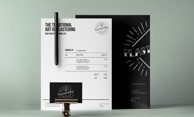 Nick Dyer Plastering Createdjasmine In Plastering Business Cards Templates