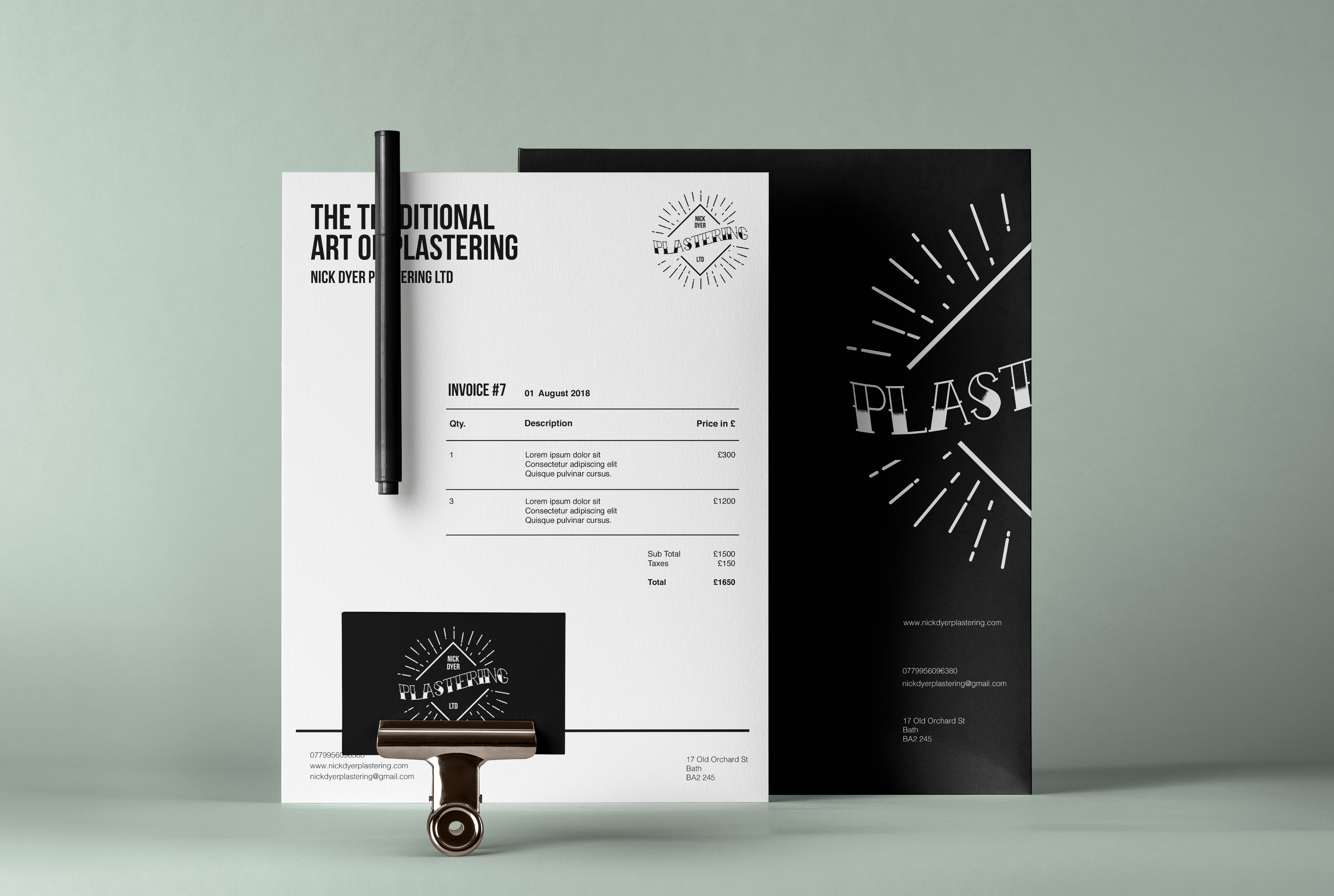 Nick Dyer Plastering Createdjasmine In Plastering Business Cards Templates