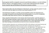 Non Profit Meeting Agenda Template Pdf Template Pertaining To Printable Post Mortem Meeting Agenda Template