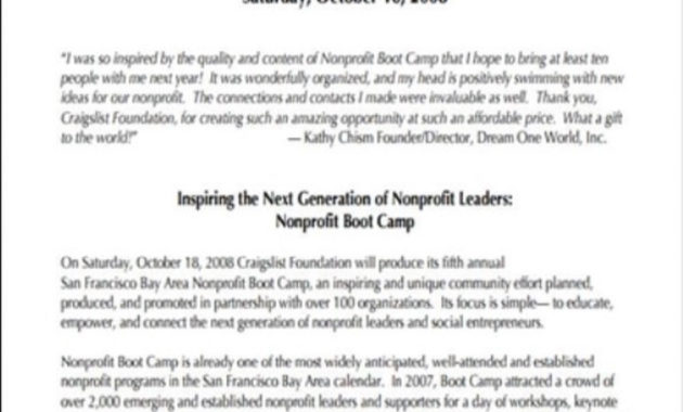 Nonprofit Proposal Template Examples Regarding Amazing Non Profit Proposal Template