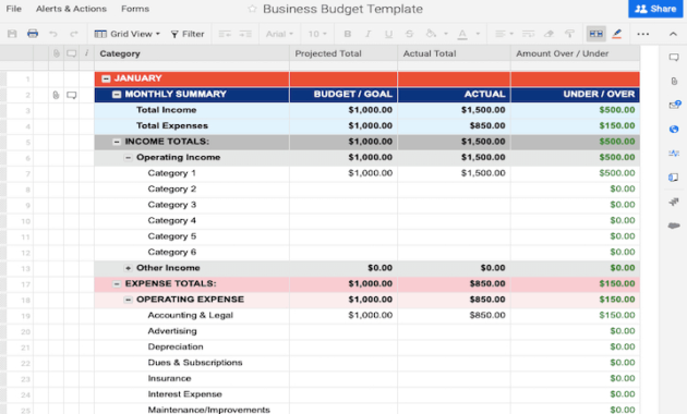 Office Move Budget Template Attending Office Move Budget With Regard To Annual Business Budget Template Excel