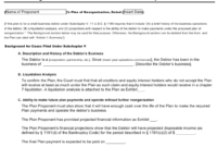 Official Form 425A Download Printable Pdf Or Fill Online Inside Business Reorganization Plan Template