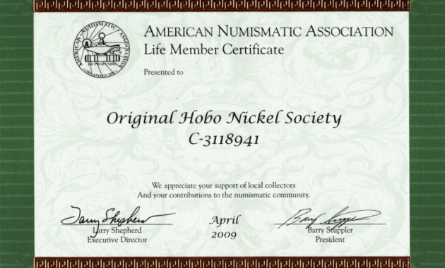 Ohns Ana Life Member Certificate Inside Free Life Membership Certificate Templates