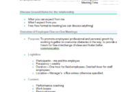 One On One Meeting Template Excel • Invitation Template Ideas Throughout Best One On One Meetings With Employees Template