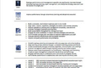 One Page Business Plan Template 12 Free Word Excelpdf Throughout Business Case One Page Template