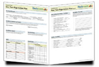 One Page Business Plan Template Ecommercewordpress Throughout 1 Page Business Plan Templates Free
