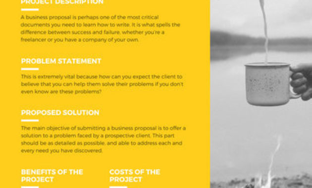 One Page Project Proposal Template Professional Template Pertaining To Quality One Page Proposal Template