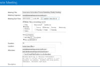 Outlook Calendar Invite Invitation Template Calendar For Outlook Meeting Invite Template