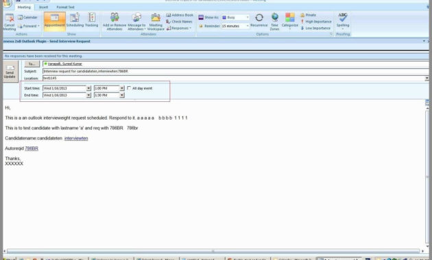 Outlook Calendar Invite Templates Calendar Template 2020 Pertaining To Outlook Meeting Invite Template