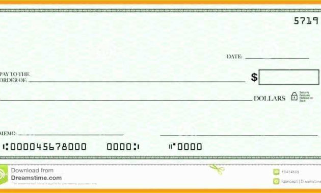 Oversized Check Template Free Of Big Checks Presentation Intended For Presentation Check Template