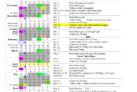 Pack 60 Cub Scouts Pack Calendar 20142015 Intended For Cub Scout Pack Meeting Agenda Template