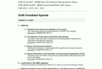 Pack Meeting Agenda Template Templatesz234 Throughout Cub Scout Pack Meeting Agenda Template