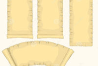 Papyrus Scrolls Set Aged Blank Paper Scroll Medieval Within Certificate Scroll Template