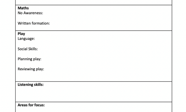 Parent Teacher Meeting Template Junior Infants For Quality Mom Meeting Template