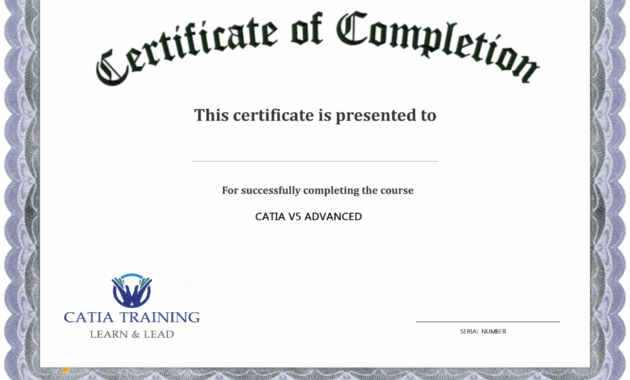 Parenting Class Certificate Of Completion Template Inside Class Completion Certificate Template