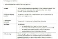 Partnership Agreement 20 Free Word Pdf Documents In Partner Business Plan Template