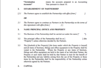 Partnership Agreement Real Estate Forms With Business Contract Template For Partnership