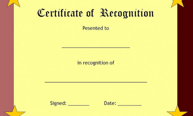 Pdfsappreciationcertificateprintable Intended For Manager Of The Month Certificate Template
