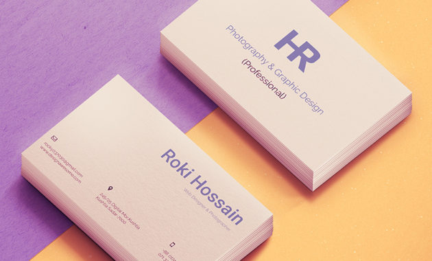 Personal Business Card Free Psd Template Psd Repo Inside Free Personal Business Card Templates