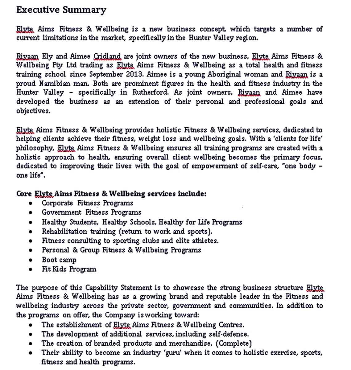 Personal Business Plan Template Room Surf With Personal Training Business Plan Template Free
