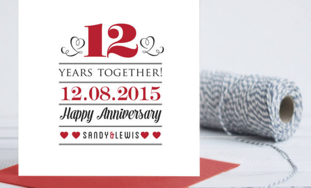 Personalised Wedding Anniversary Cardquirky Gift Intended For Amazing Anniversary Gift Certificate