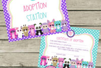 Pet Adoption Certificate Adopt A Pet Birthday Party Ideas In Quality Unicorn Adoption Certificate Free Printable 7 Ideas