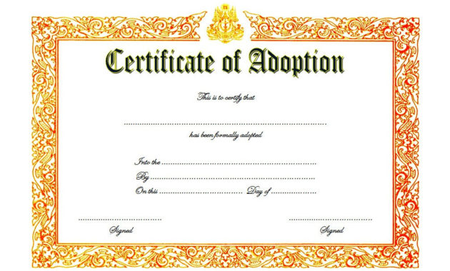 Pet Birth Certificate Template Free 7 Editable Designs Within Printable Certificate Of Kindness Template Editable Free