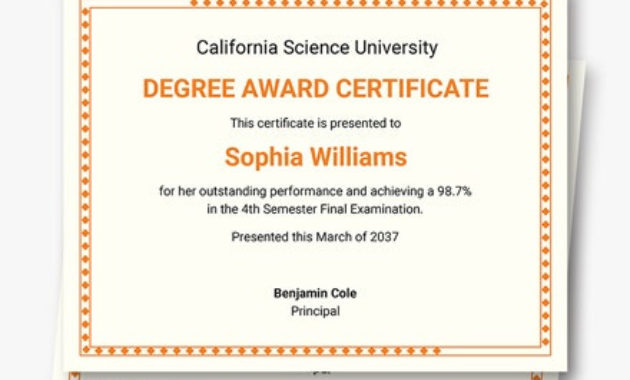 Phd Degree Certificate Template Word Regarding Doctorate Certificate Template