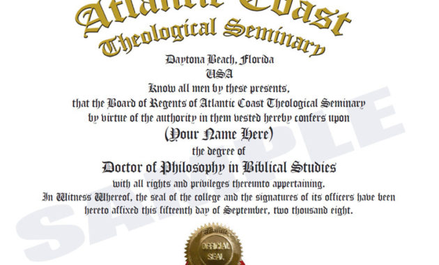 Phd Degree Phd Degree Template Pertaining To Doctorate Certificate Template