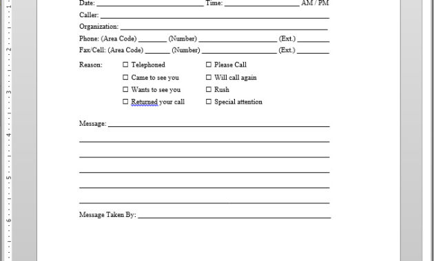 Phone Message Template Business Mentor For Awesome Phone Message Log Template