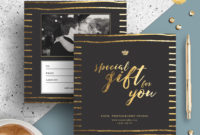 Photography Gift Certificate Template Gift Card Design Photo Within Photoshoot Gift Certificate Template