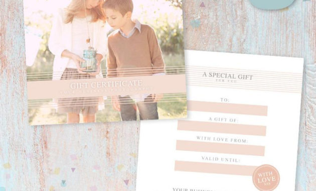 Photography Gift Certificate Template Photoshop File Vg007 In Gift Certificate Template Photoshop