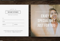 Photography Newsletter Template For Email Pinterest For Amazing Magazine Subscription Gift Certificate Template