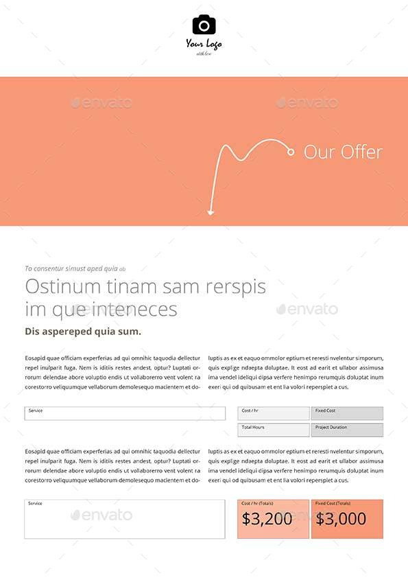 Photography Proposal Digital Templatekeboto Graphicriver Within Amazing Photography Proposal Template