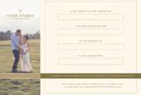 Photography Studio Gift Certificate Template Mimimal Luxe For Free Photography Gift Certificate Template