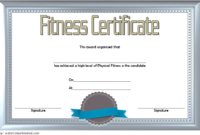Physical Fitness Certificate Template 7 Award Ideas Free Intended For 10 Sportsmanship Certificate Templates Free
