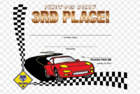 Pinewood Derby Award Certificate Template Just B Cause Throughout Quality First Place Award Certificate Template