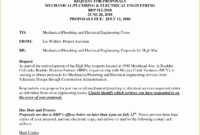 Plumbing Proposal Template Free Of Fresh Contractor Regarding Quality Plumbing Proposal Template