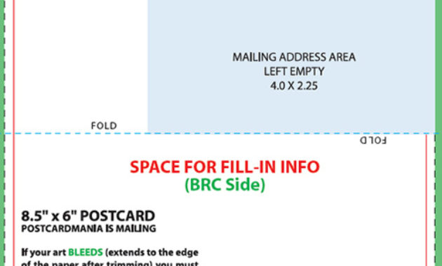 Postcard Design And Mailing Free Templates 4×6 5×7 6 In Business Reply Mail Template