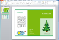 Powerpoint Brochure Templates The Highest Quality Throughout Printable Presentation Handout Template