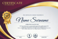 Premium Vector Creative Certificate Of Appreciation Inside Gratitude Certificate Template
