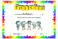 Preschool Graduation Certificate Free Printable 10 Designs Regarding Awesome 10 Kindergarten Graduation Certificates To Print Free