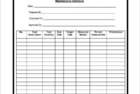 Preventive Maintenance Checklist For Semi Trucks Best Regarding Heavy Equipment Maintenance Log Template