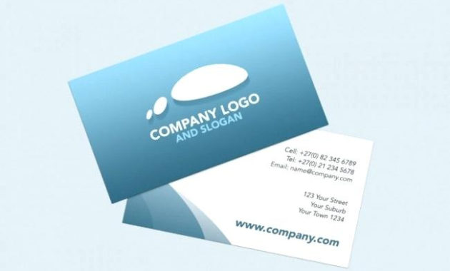 Print Double Sided Business Cards Indesign Regarding Double Sided Business Card Template Illustrator