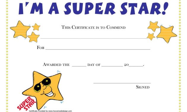 Printable Achievement Certificates Kids Hard Worker Regarding Amazing Certificate Of Achievement Template For Kids