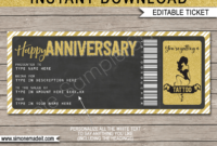 Printable Anniversary Tattoo Gift Voucher Template Diy With Regard To Printable Anniversary Gift Certificate Template Free