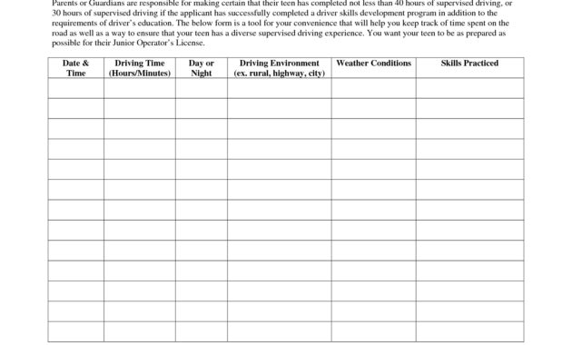 Printable Driver Log Sheets Shop Fresh Intended For Cdl Log Book Template